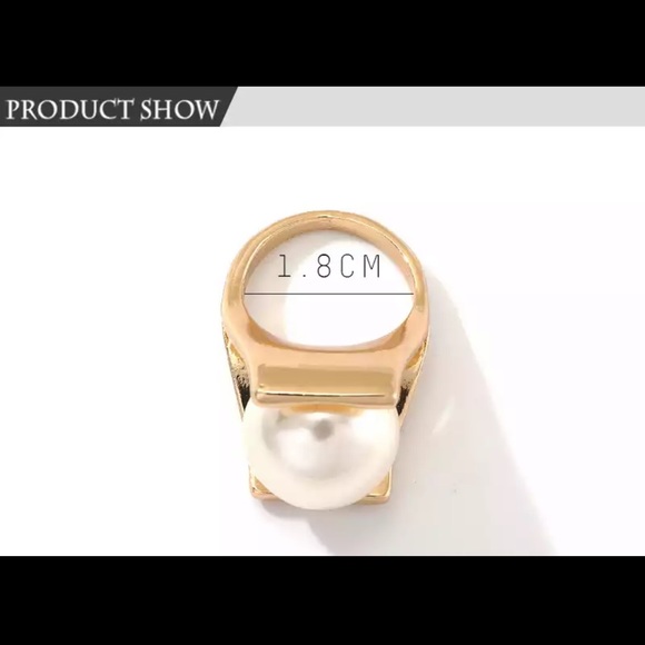 Pearls GoldHollow ExaggerationDesignFingerAdvanced - Picture 6 of 8